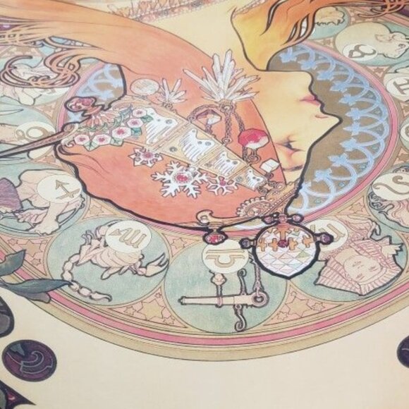 Alphonse Mucha 1896 ZODIAC Museum Print - Picture 5 of 5